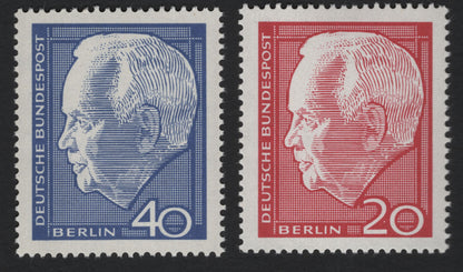 SCG5728 - Berlin 1954 – Theodor Heuss Definitive Series (20 Pf & 40 Pf)