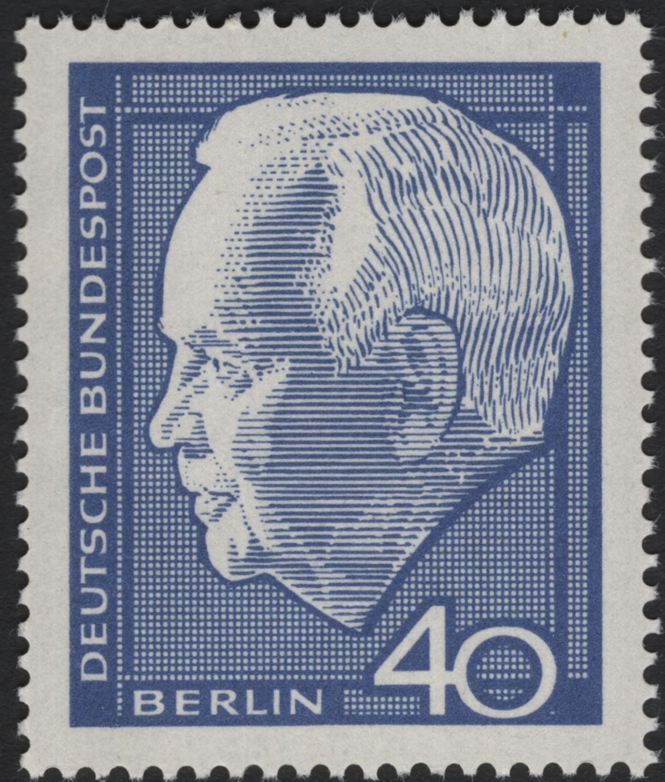 SCG5728 - Berlin 1954 – Theodor Heuss Definitive Series (20 Pf & 40 Pf)