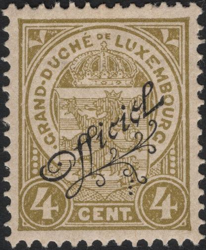 SCG5724 - 🇱🇺 Luxembourg Official & Overprinted Issues (Early 20th Century)