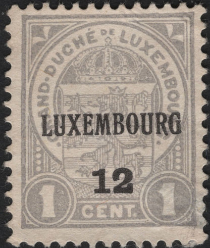 SCG5724 - 🇱🇺 Luxembourg Official & Overprinted Issues (Early 20th Century)