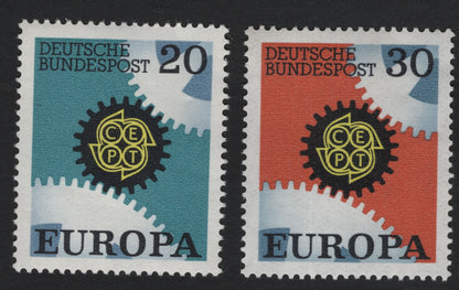 SCG5714 - Germany 1969 Europa CEPT Gears Issue – Symbols of European Unity