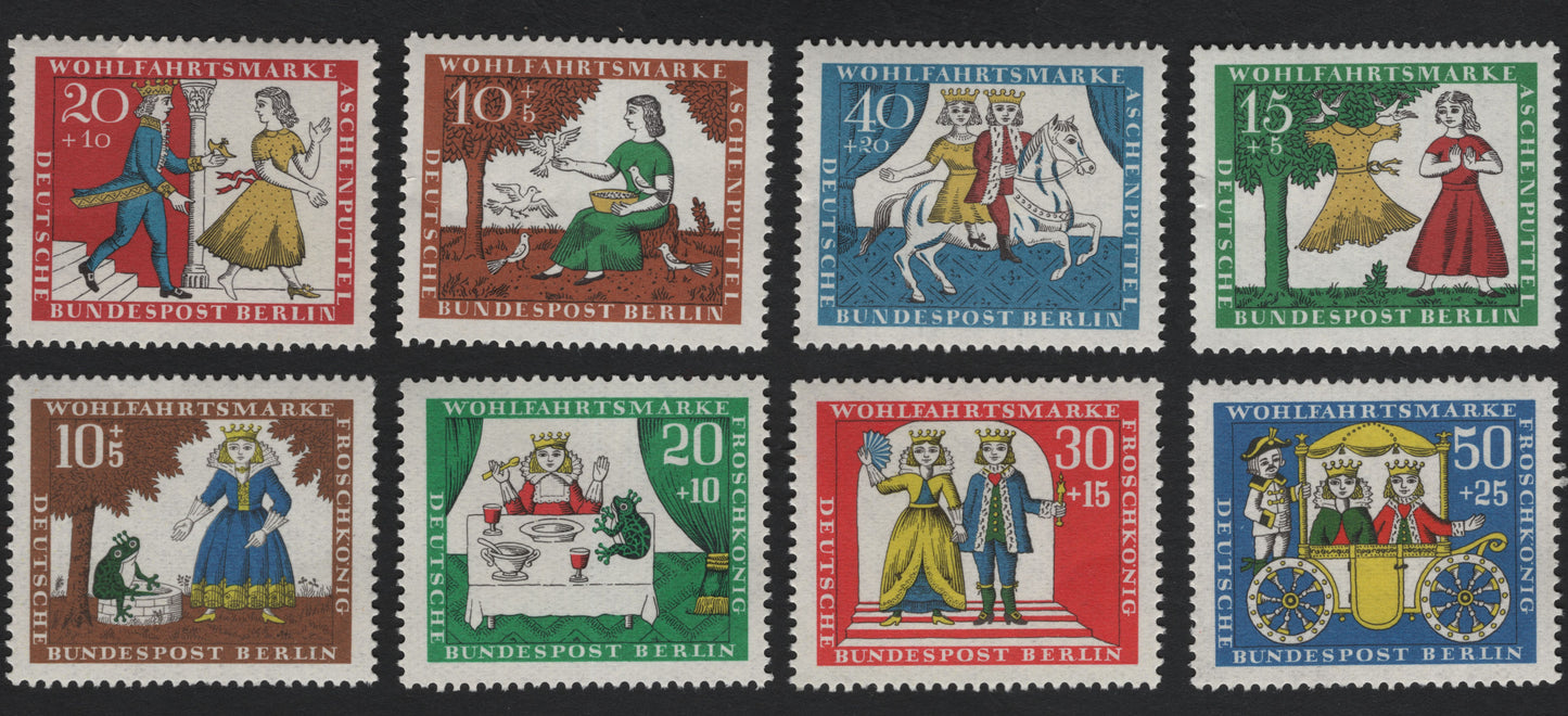 SCG5718 - 🇩🇪 Germany (Berlin) 1965 – Welfare Issue: Fairy Tales – “Aschenputtel & Froschkönig”