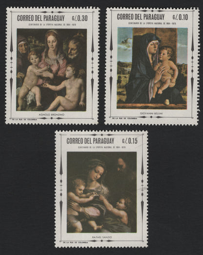 SCG5720 - 🇵🇾 Paraguay 1970 – Centenary of the National Epic (1864–1870) – Renaissance Art Series