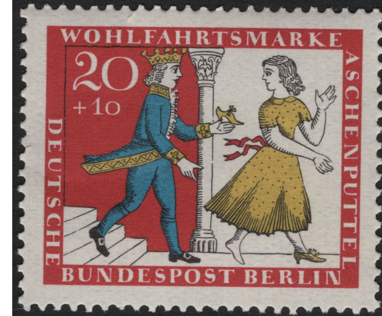SCG5718 - 🇩🇪 Germany (Berlin) 1965 – Welfare Issue: Fairy Tales – “Aschenputtel & Froschkönig”