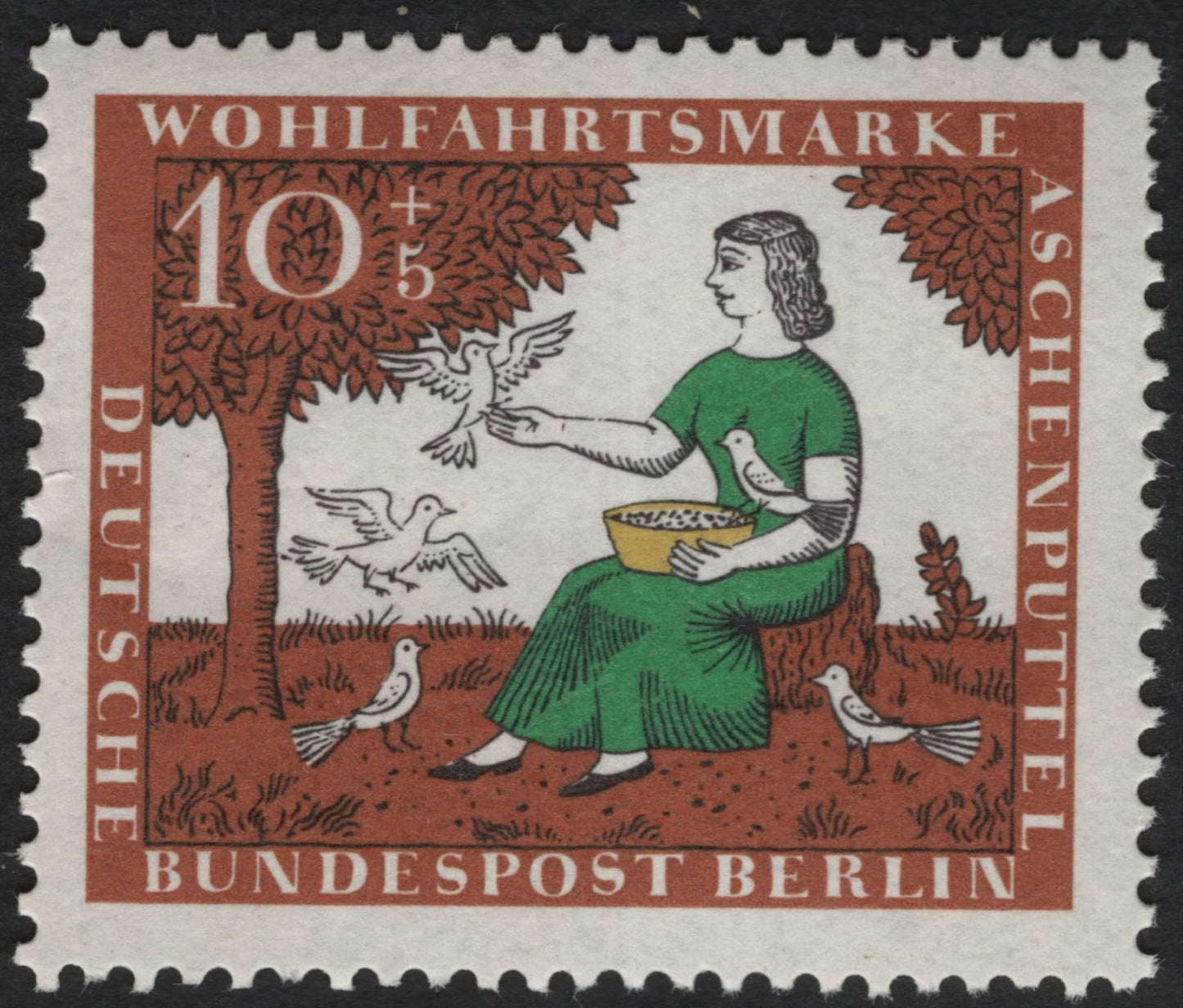 SCG5718 - 🇩🇪 Germany (Berlin) 1965 – Welfare Issue: Fairy Tales – “Aschenputtel & Froschkönig”