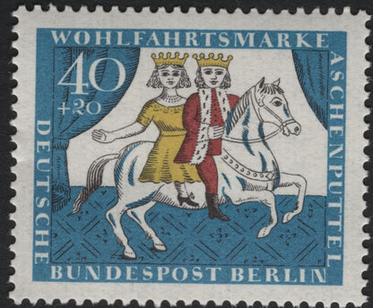SCG5718 - 🇩🇪 Germany (Berlin) 1965 – Welfare Issue: Fairy Tales – “Aschenputtel & Froschkönig”