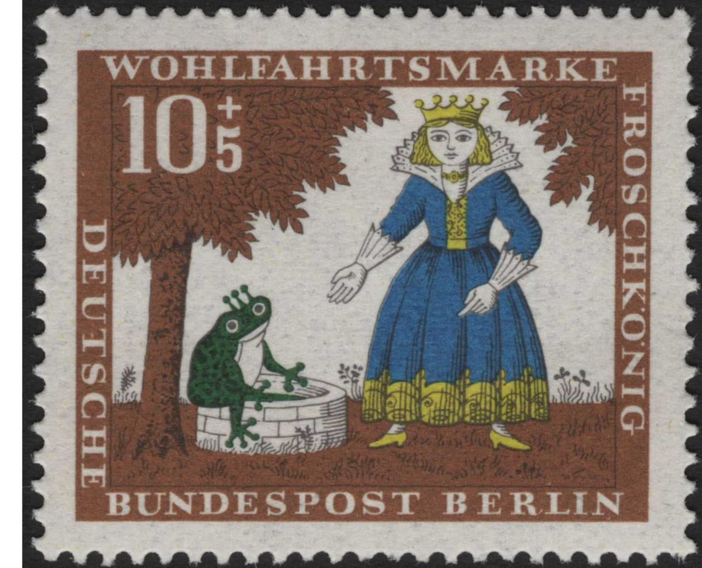 SCG5718 - 🇩🇪 Germany (Berlin) 1965 – Welfare Issue: Fairy Tales – “Aschenputtel & Froschkönig”