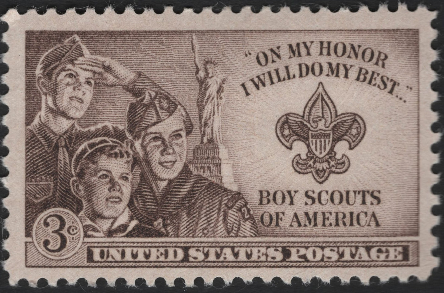 SCG5961 - 1950 Boy Scouts of America 40th Anniversary – 3¢ Stamp (USA)