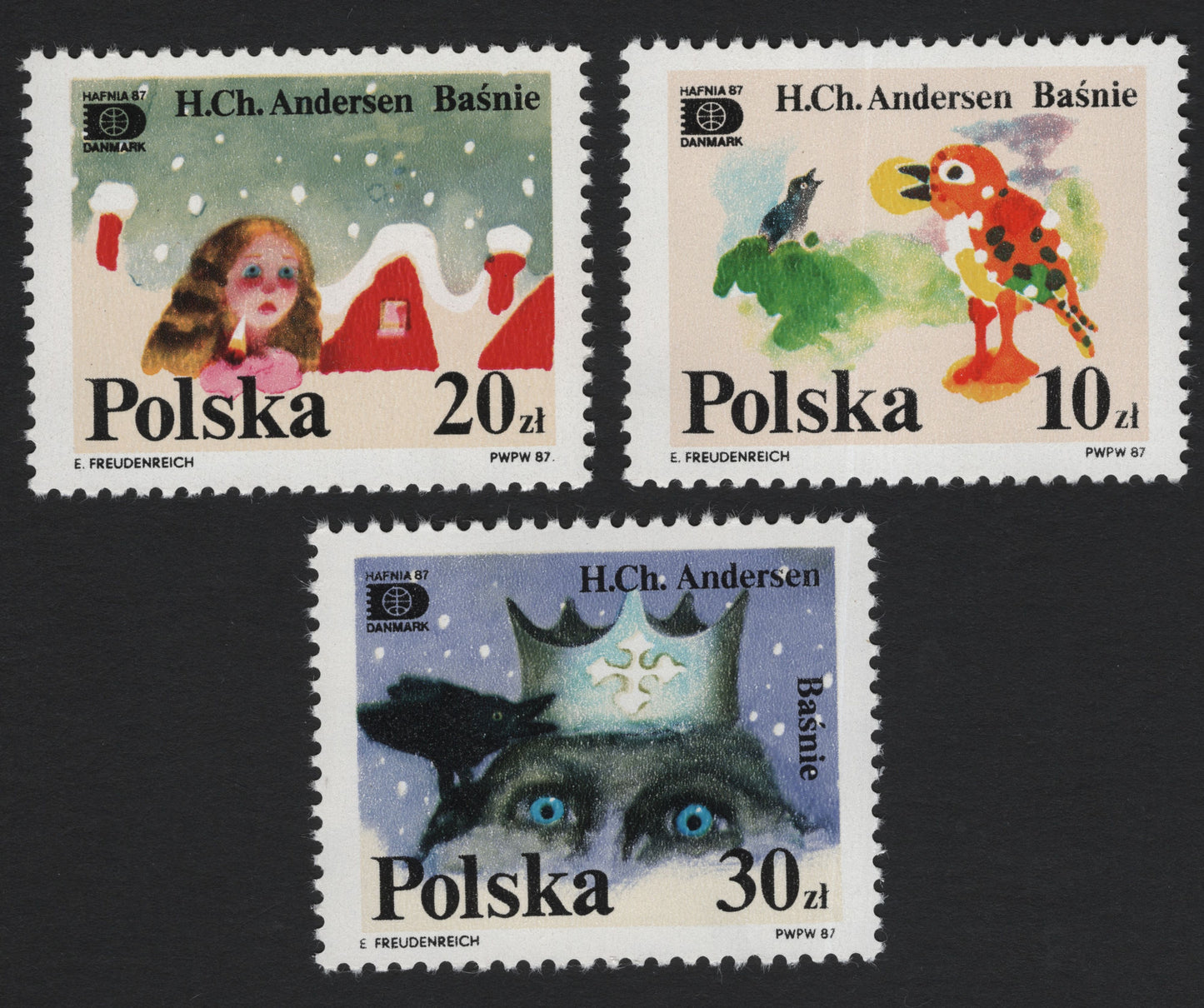 SCG5748 - Poland 1987 – Hans Christian Andersen Fairy Tales (HAFNIA ’87 Issue)