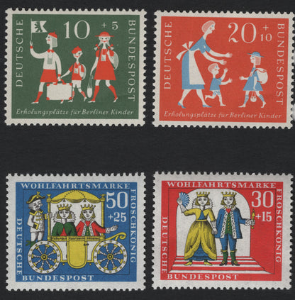 SCG5746 - Germany 1959 Charity and Welfare Stamps – Children’s Aid & Frog Prince Series