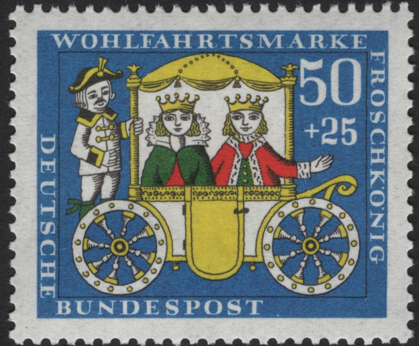 SCG5746 - Germany 1959 Charity and Welfare Stamps – Children’s Aid & Frog Prince Series