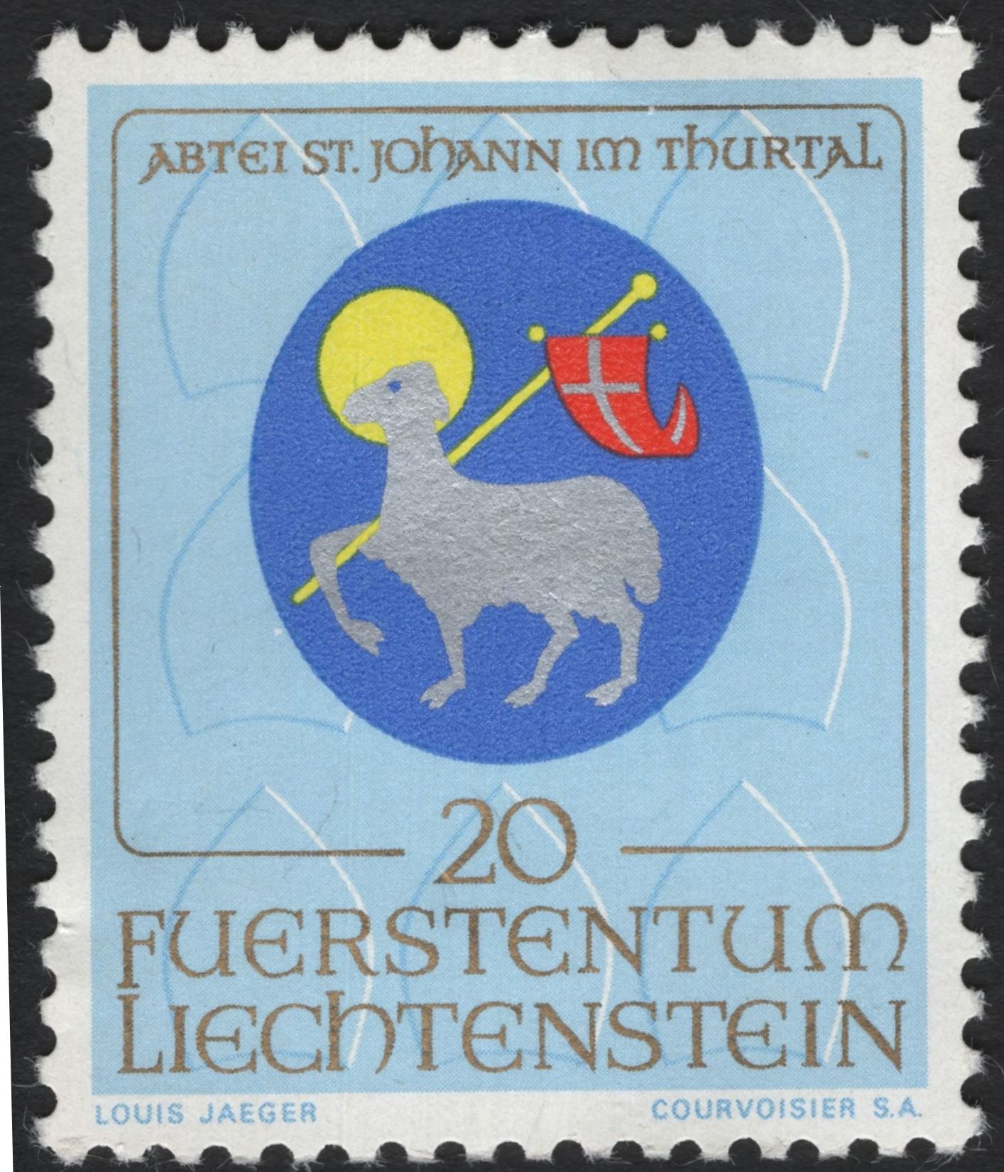 SCG5785 - Liechtenstein 1972 – Monastic Institutions Issue