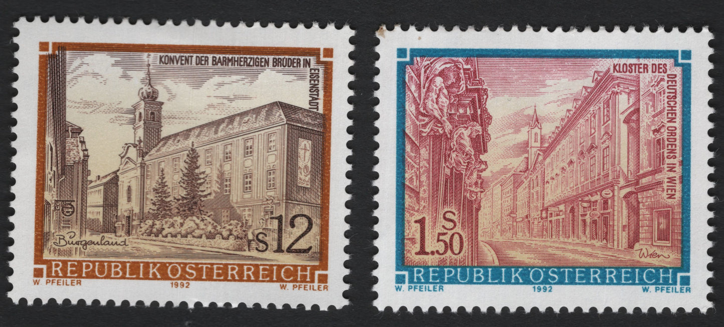 SCG5781 - Austrian Monastic Architecture – 1992 Issue