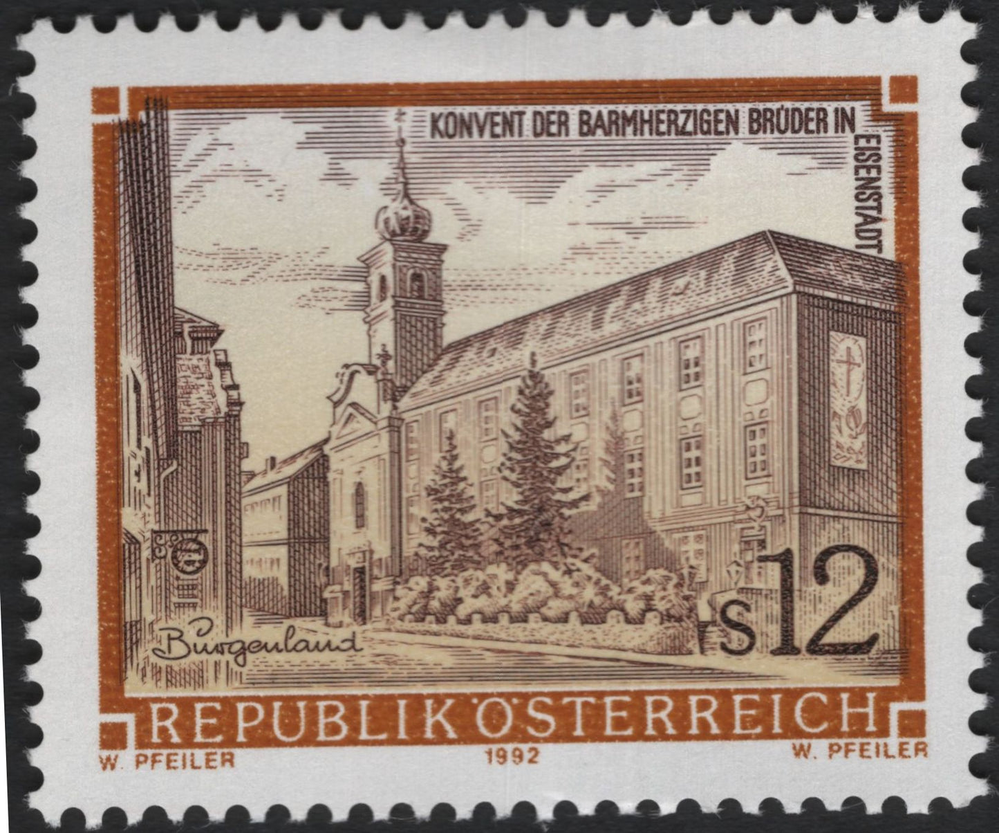 SCG5781 - Austrian Monastic Architecture – 1992 Issue