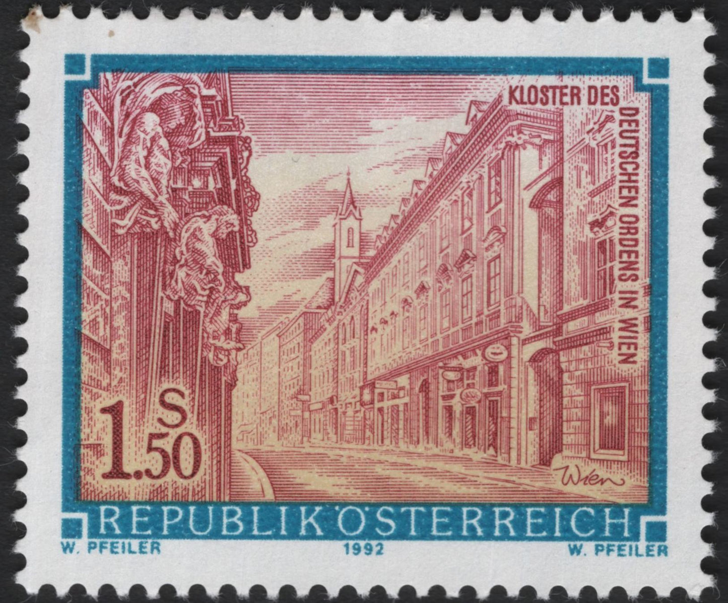 SCG5781 - Austrian Monastic Architecture – 1992 Issue