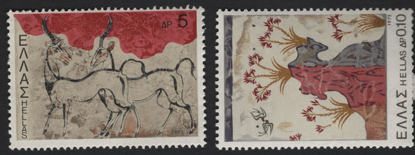 SCG5793 - Greece 1973 – Minoan Fresco Art Series