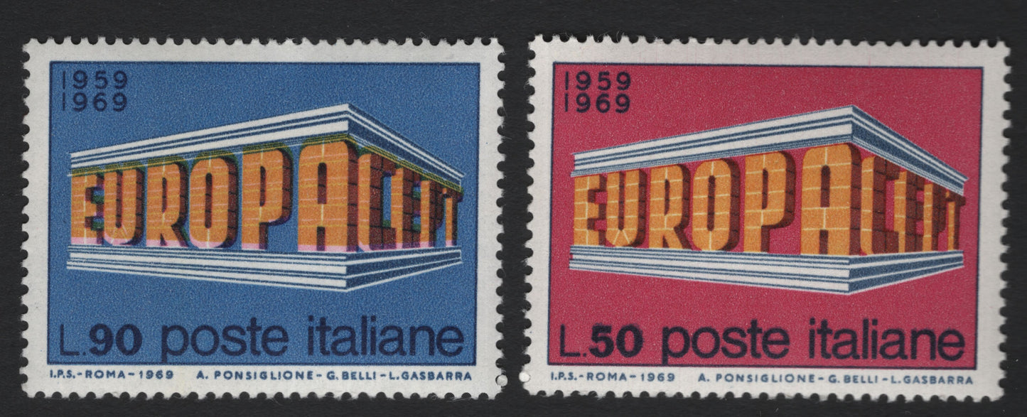 SCG5794 - Italy 1969 Europa CEPT 10th Anniversary Stamps
