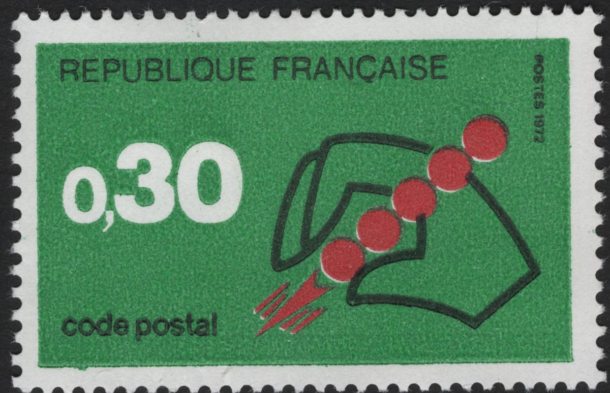 SCG5795 - France 1972 “Code Postal” Campaign Stamps – Stamp and Cover ...