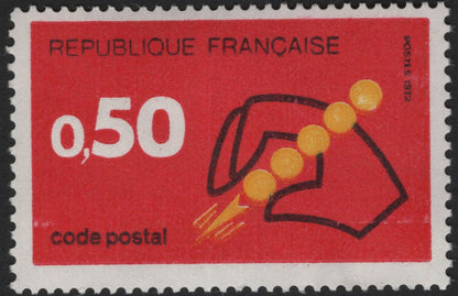 SCG5795 - France 1972 “Code Postal” Campaign Stamps