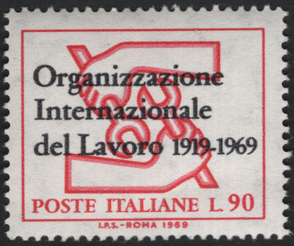 SCG5796 - Italy 1969 – 50th Anniversary of the International Labour Organization (ILO)