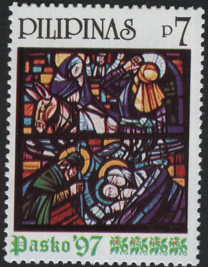 SCG5790 - Philippines Christmas Stained Glass Windows – Pasko ’97