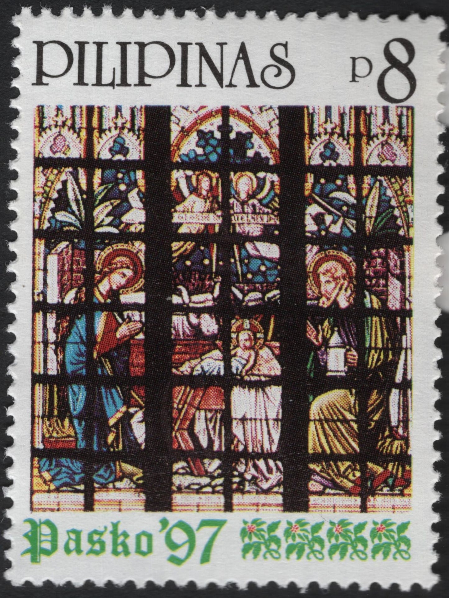 SCG5790 - Philippines Christmas Stained Glass Windows – Pasko ’97