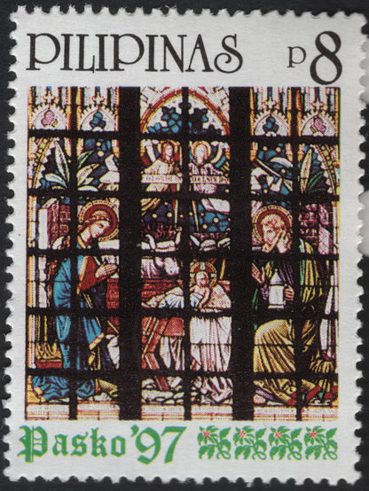 SCG5790 - Philippines Christmas Stained Glass Windows – Pasko ’97