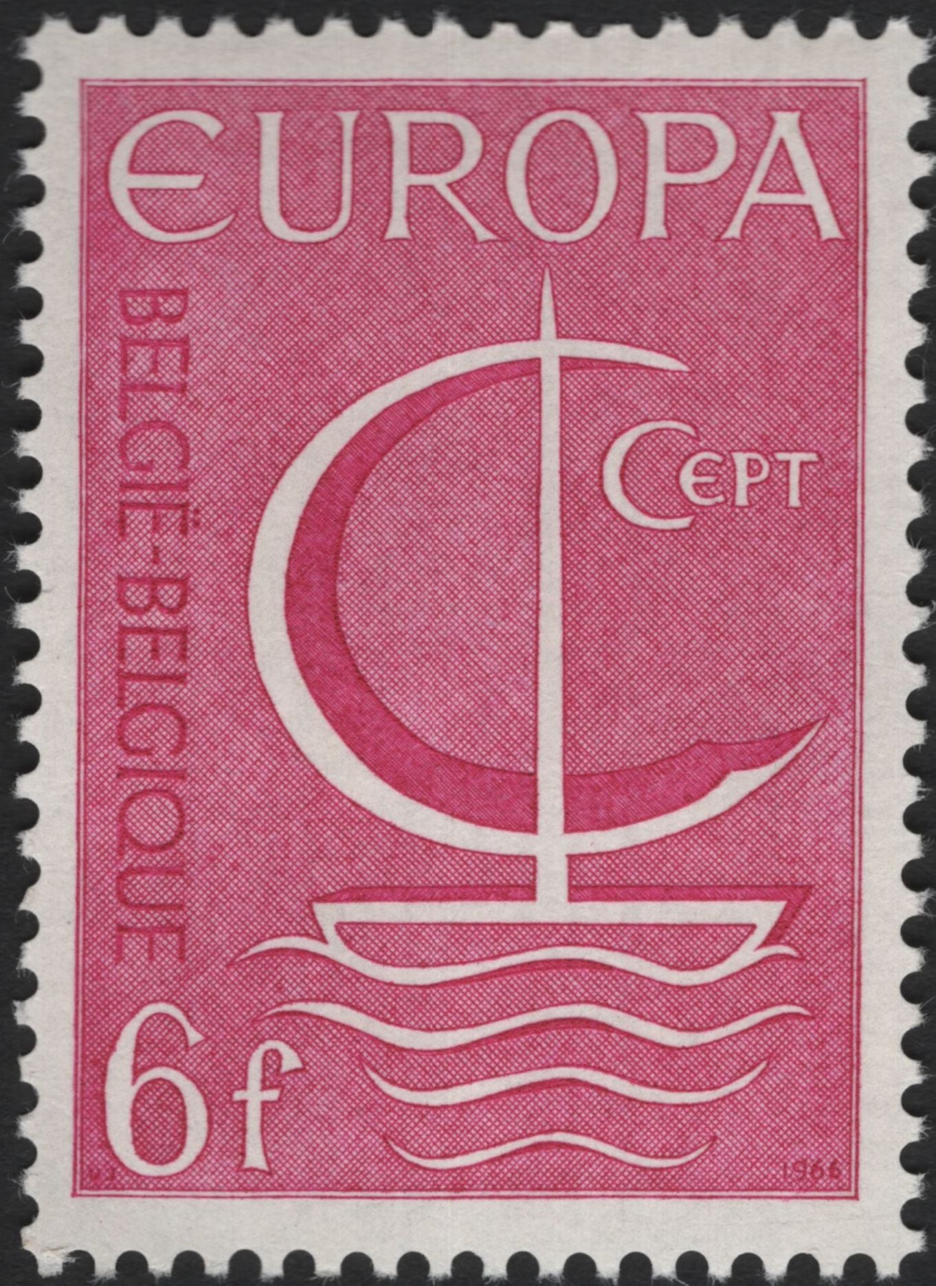 SCG5800 - Belgium 1966 Europa CEPT Stamps – Unity and Progress