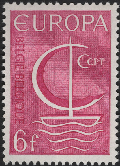 SCG5800 - Belgium 1966 Europa CEPT Stamps – Unity and Progress