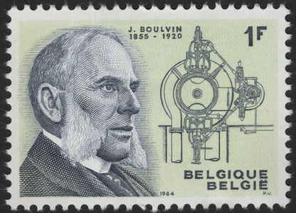 SCG5801 - Belgium 1964 – Henri Jaspar & Jules Boulyin Commemorative Stamps