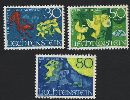 SCG5799 - Liechtenstein 1969 “Folk Legends” Series – Designs by Louis Jaeger