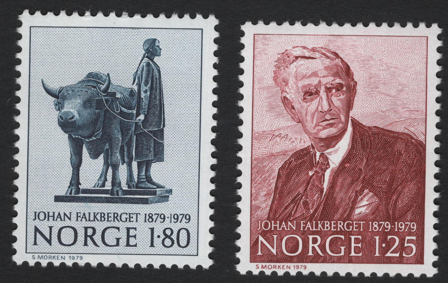 SCG5812  - Norway 1979 – Centenary of Johan Falkberget (1879–1979)
