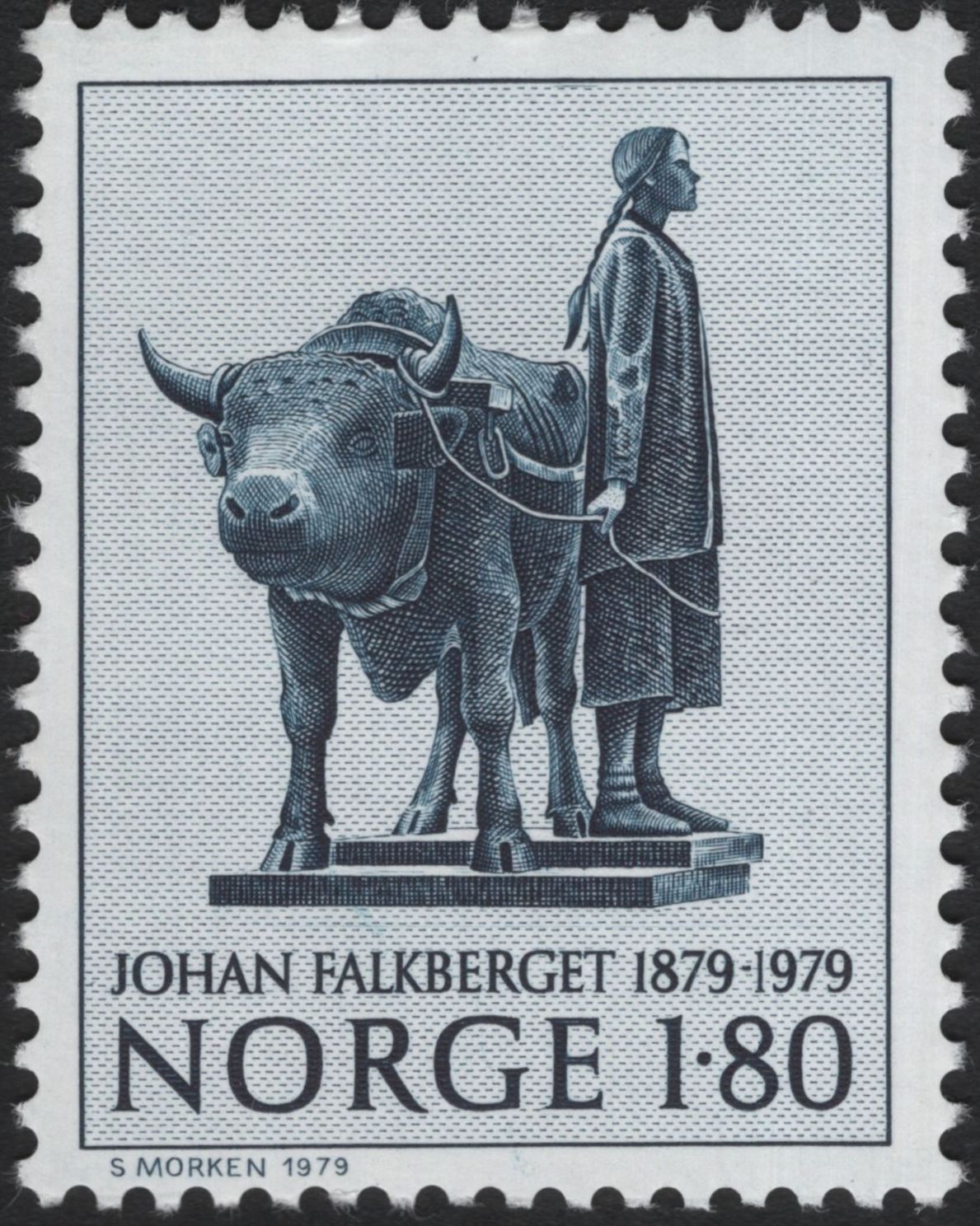 SCG5812  - Norway 1979 – Centenary of Johan Falkberget (1879–1979)