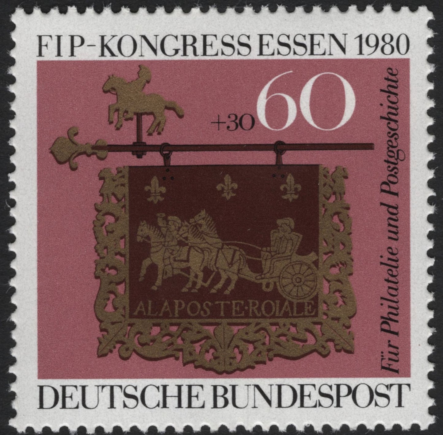 SCG5807 - Germany 1980 – FIP Congress Essen & Christmas Semi-Postal Stamps