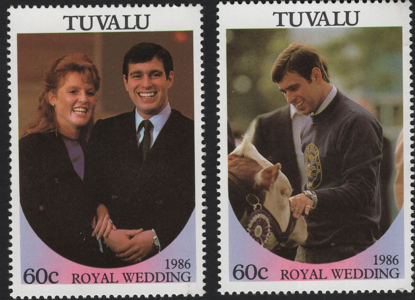 SCG5732 - Tuvalu 1986 – Royal Wedding of Prince Andrew and Sarah Ferguson