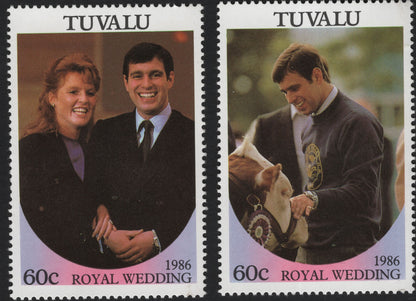 SCG5732 - Tuvalu 1986 – Royal Wedding of Prince Andrew and Sarah Ferguson