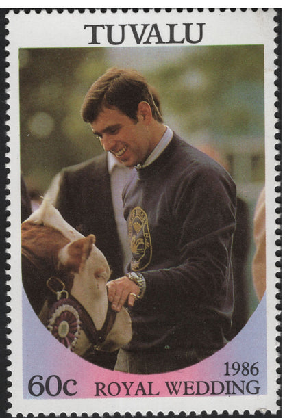 SCG5732 - Tuvalu 1986 – Royal Wedding of Prince Andrew and Sarah Ferguson