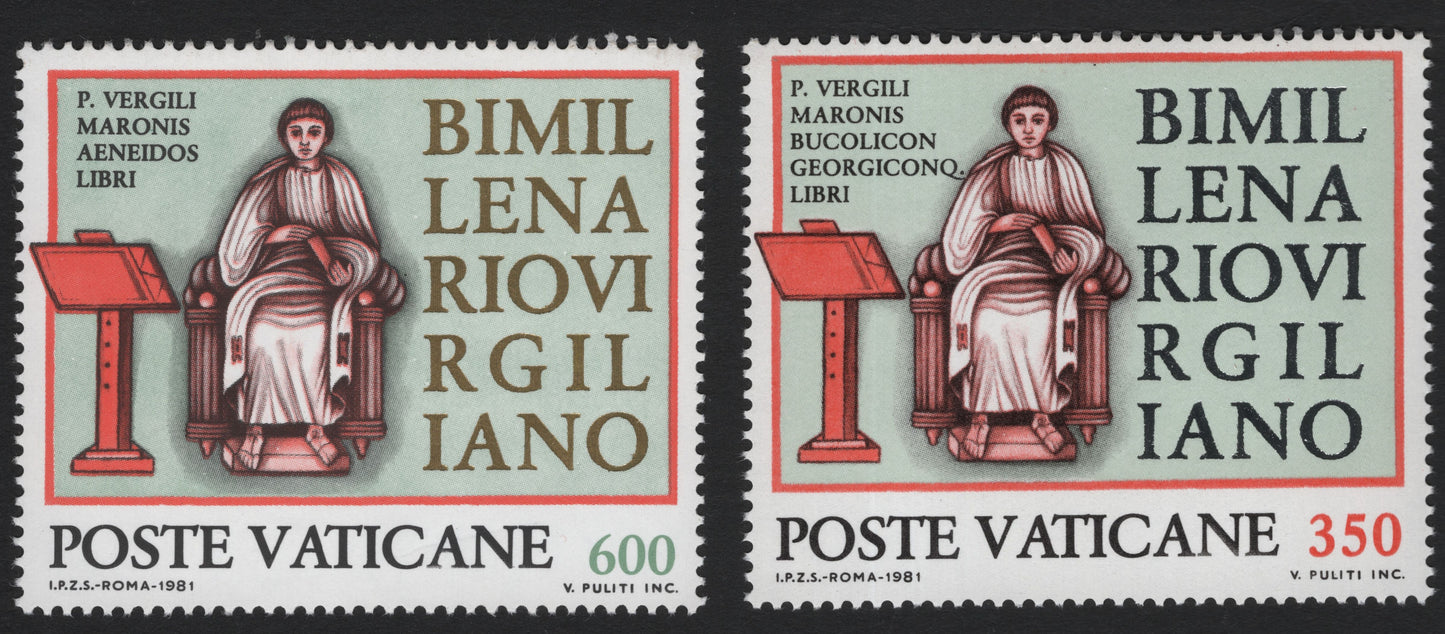 SCG5733 - Vatican City 1981 – Bimillenary of Virgil (P. Vergilius Maro)