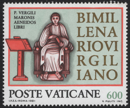 SCG5733 - Vatican City 1981 – Bimillenary of Virgil (P. Vergilius Maro)