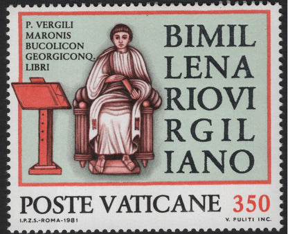 SCG5733 - Vatican City 1981 – Bimillenary of Virgil (P. Vergilius Maro)