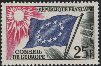SCG5750 - France 1959 – Council of Europe Flag Issue