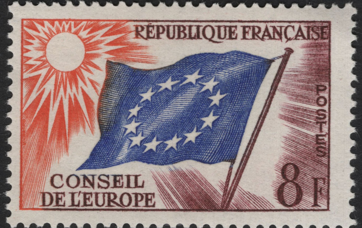 SCG5750 - France 1959 – Council of Europe Flag Issue
