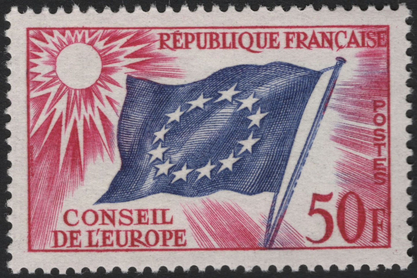 SCG5750 - France 1959 – Council of Europe Flag Issue