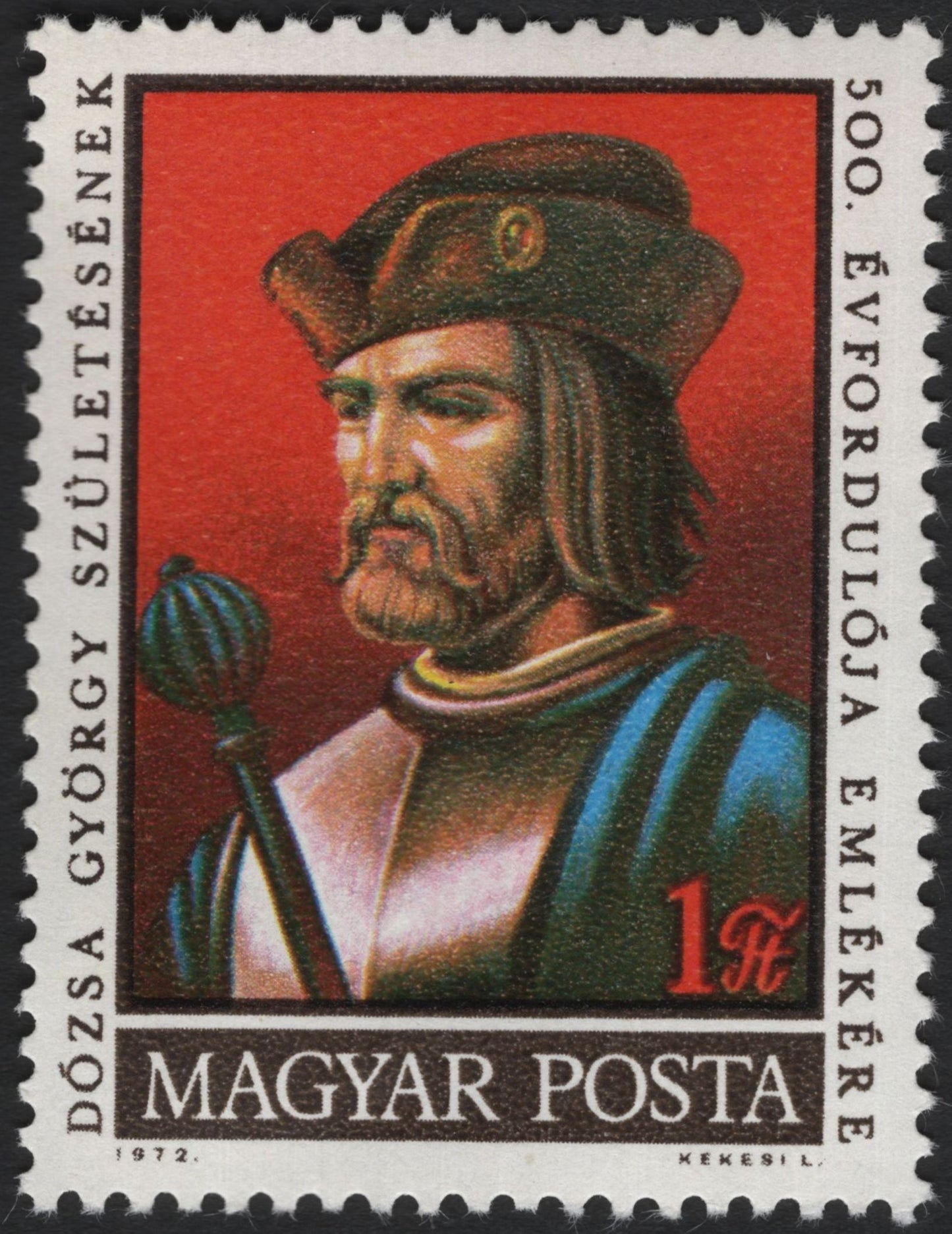 SCG5752 - 🇭🇺 Hungary 1972 – Dózsa György and International Book Year (UNESCO)
