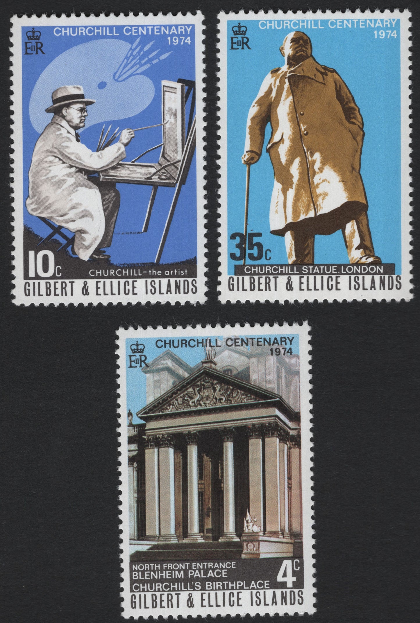 SCG5741 - Churchill Centenary – Gilbert & Ellice Islands 1974