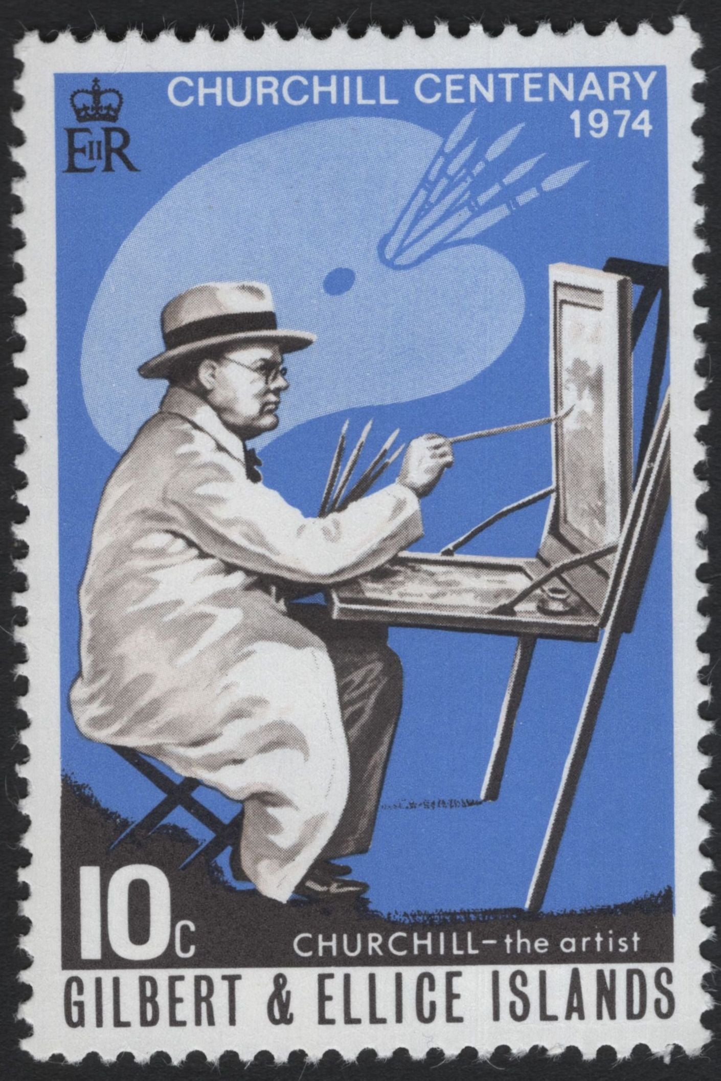 SCG5741 - Churchill Centenary – Gilbert & Ellice Islands 1974