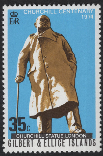 SCG5741 - Churchill Centenary – Gilbert & Ellice Islands 1974
