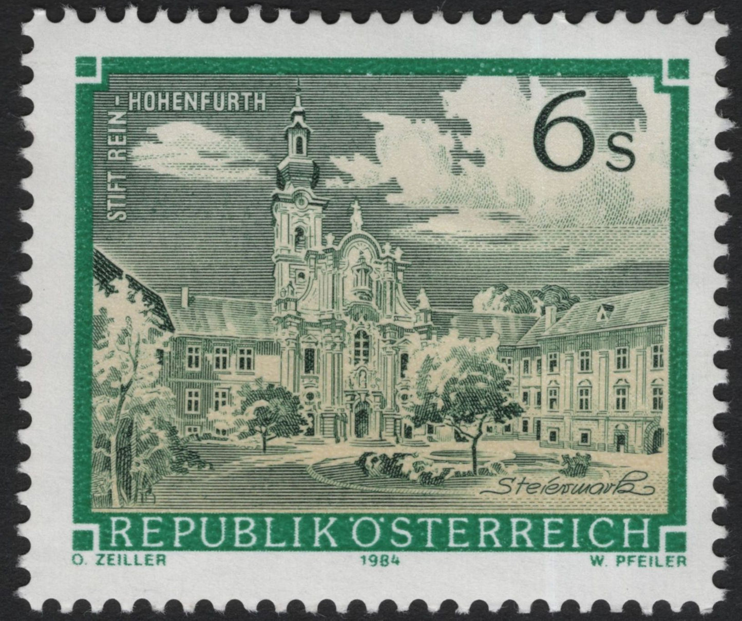 SCG5743 - Austria 1984 – Monastic Architecture Series: St. Paul im Lavanttal & Rein Abbey