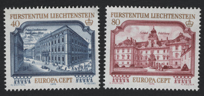 SCG5744 - Liechtenstein 1978 Europa CEPT – Palaces of the Principality