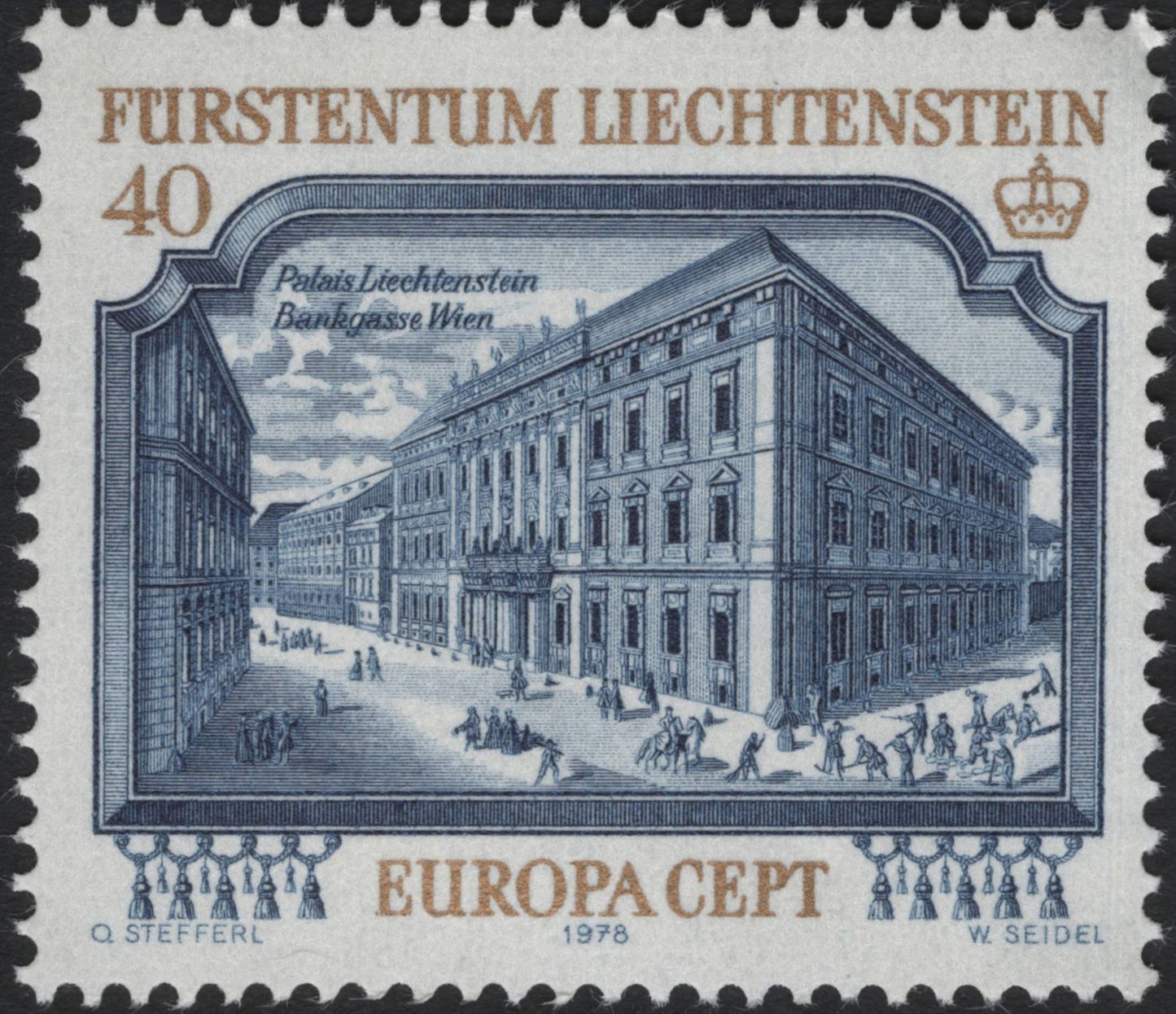 SCG5744 - Liechtenstein 1978 Europa CEPT – Palaces of the Principality